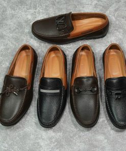 Giày Lười Nam Giả Da, Giày Lười Đế Êm, Nhẹ Và Thông Thoáng Ngày Hè