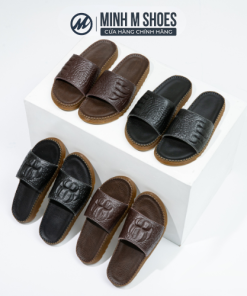 Dép Nam Doctor Cá Sấu Đế Răng Cưa Cao 3Cm, Siêu Dẻo